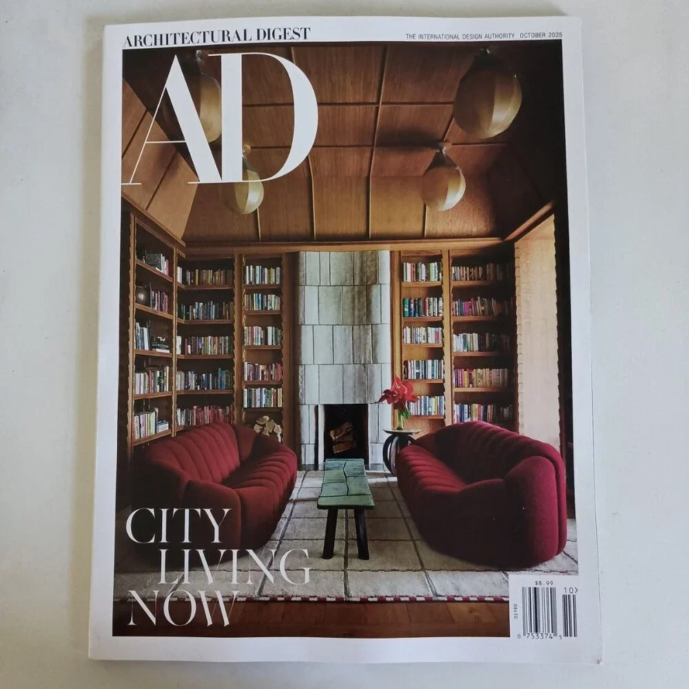 Architectural Digest magazine 5 pack Feb 24 to Dec 25